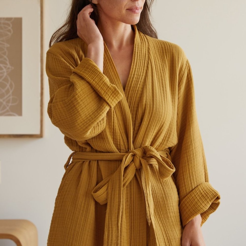 Parachute Bath Robe in Amber
